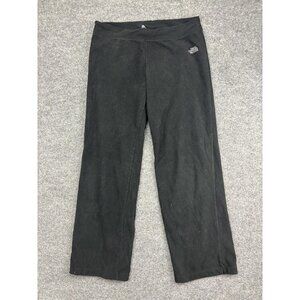 The North Face Sweatpants Womens M Black TKA 100 Fleece Elastic Waist Lounge